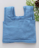 Little Angels Little Angels Baby Wool Square Neck Embroidered Sleeveless Cardigan For Baby Boys Sleeveless/vests Little Buds Winter Knit Charm Vest